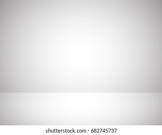 Empty White Studio Room Abstract Background