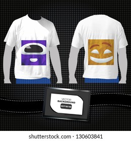 empty white t shirt design