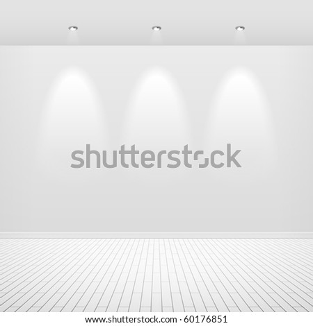 Empty White Wall Vector Stock Vector (Royalty Free) 60176851 - Shutterstock