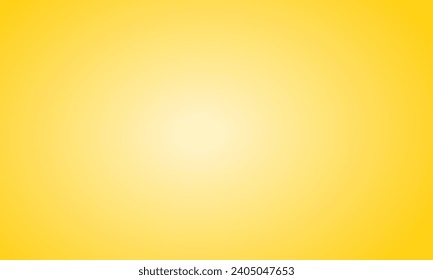 Leeres Weiß mit gelbem Vignettenstudio als Hintergrund. Vektorgrafik