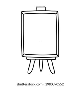 doodle blanco vacío, ilustración vectorial.