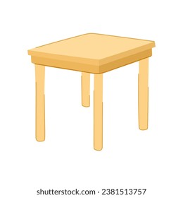 empty wood table cartoon. plank rustic, product deck, space kitchen empty wood table sign. isolated symbol vector illustration