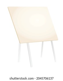 Cartel de madera vacío. ilustración vectorial