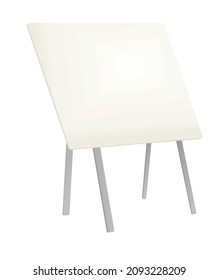 Empty wooden artboard. vector illustration