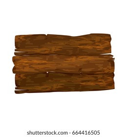 empty wooden signpost