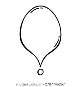 Empty word balloon 