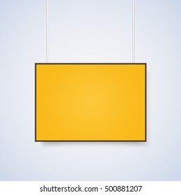 Download Poster Mockup Yellow Images Stock Photos Vectors Shutterstock Yellowimages Mockups