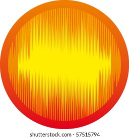 Empty yellow circle icon