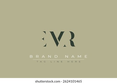 EMR abstract letter logo design. This logo is designed by three abstract letters.