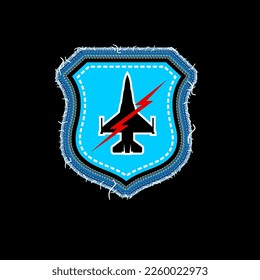 emroidery insignia aircraft
,logo,emblem,sticker,vector illustration design