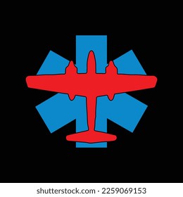 EMS Medical Pilot crew King Air Airplane funny gifts t-shirt design