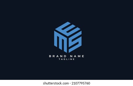 EMS, SME, MES, SEM, Resumen diseño inicial de logotipo en letra monográfica