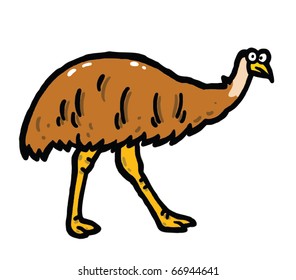 Emu vector illustration