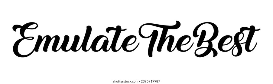 emulate the best text on white background.