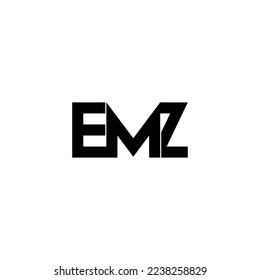 emz typography lettering monogram logo design