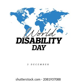 EN: 3 december, world day of persons with disabilities
world disability day