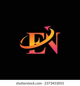 EN aerospace creative logo design