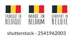 Fabriqué en Belgique, Gemaakt in Belgie : Made in Belgium in French and Dutch languages