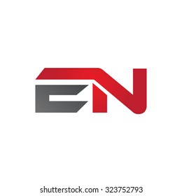 EN company linked letter logo