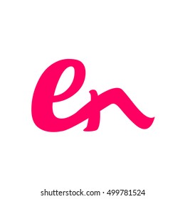 En english language symbol icon vector clip art logotype