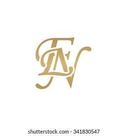 EN initial monogram logo