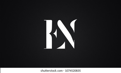 EN Letter Logo Design Template Vector