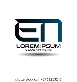 EN logo design provides a sleek and professional identity tailored to enhance your business branding strategy. This creative EN icon utilizes subtle negative space to deliver a modern and clean aesthetic across all platforms. Utilize this versatile EN vector to secure a premium visual presence that commands attention and improves brand recognition.