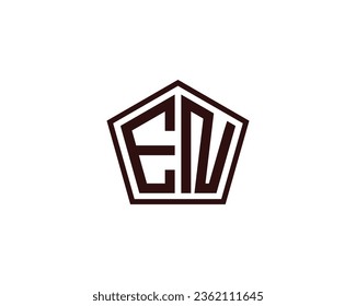 EN logo design vector template