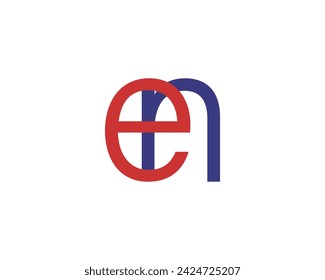 EN Logo Design Vektor-Vorlage