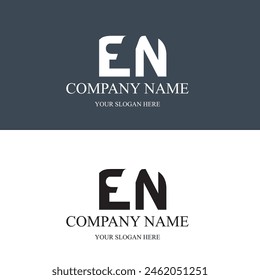 EN logo initial letter luxury royal logo. template symbol. modern golden luxury logo. abstract monogram vector letter mark brand fashion. icon  business monogram boutique font Clothing minimalist.