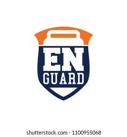 EN Logo Initial Letter Strong Guard