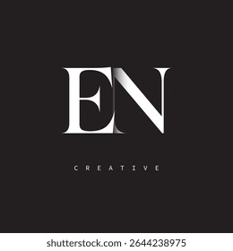 EN Monogram Logo Minimal Elegant Letter mark for Luxury, Fashion   Creative Brands	
