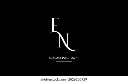 EN, NE, E, N abstract letters logo monogram