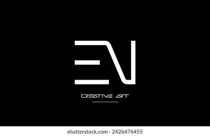 EN, NE, E, N abstract letters logo monogram