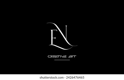 EN, NE, E, N abstract letters logo monogram