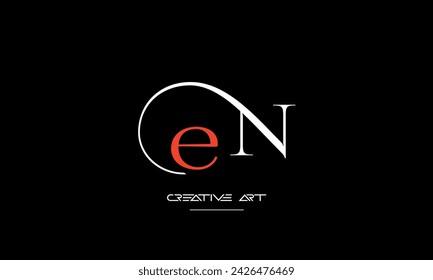 EN, NE, E, N abstract letters logo monogram