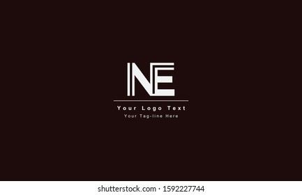 EN NE letter logo. Unique attractive creative modern initial EN NE EN initial based letter icon logo