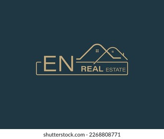 EN Real Estate  Consultants Logo Design Vectors images. Luxury Real Estate Logo Design