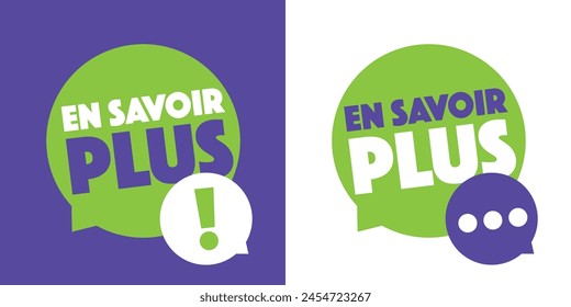 En savoir plus, Learn more in French