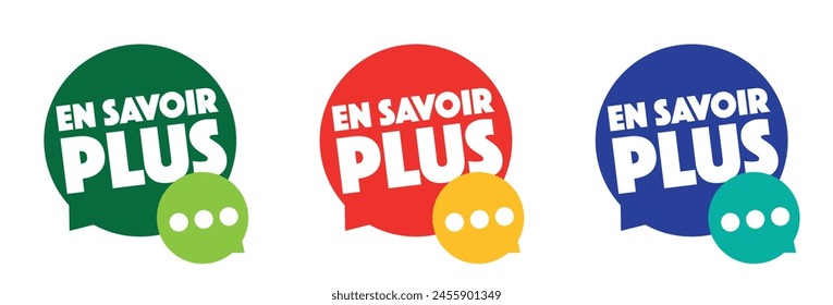 En savoir plus, Learn more in French