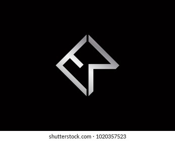 EN square shape Gold color logo
