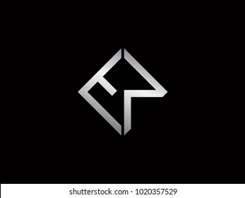 EN square shape Gold color logo