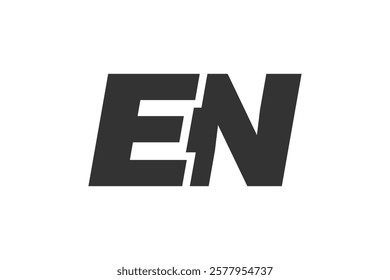 EN Techno Editable Font Logo For Corporate Branding. Bold, Futuristic Design With Unique Typographic Ideas. Minimal Custom Type And Dynamic Letter Variations For Promotion, Printing, And Book Titles