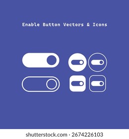 Enable Toggle Switch Icon Design