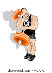 enamoured body builder braided in knot a bar