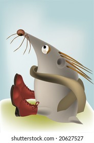 enamoured sad hedgehog and some words about love
