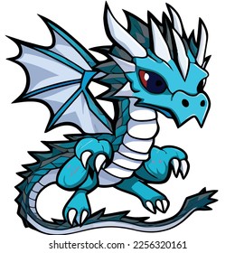 Enchanted Adventure: A White Dragon Coloring Book