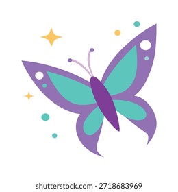 Enchanted Schmetterling fliegt durch imaginären Raum geeignet für Fantasie Kunstwerk kreative Storytelling und magische Branding