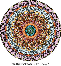 Enchanted Expressions: Colorful Mandala Artwork