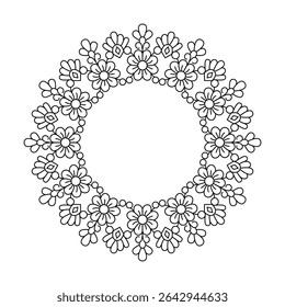 Enchanted Garden Bloom Mandala Design
